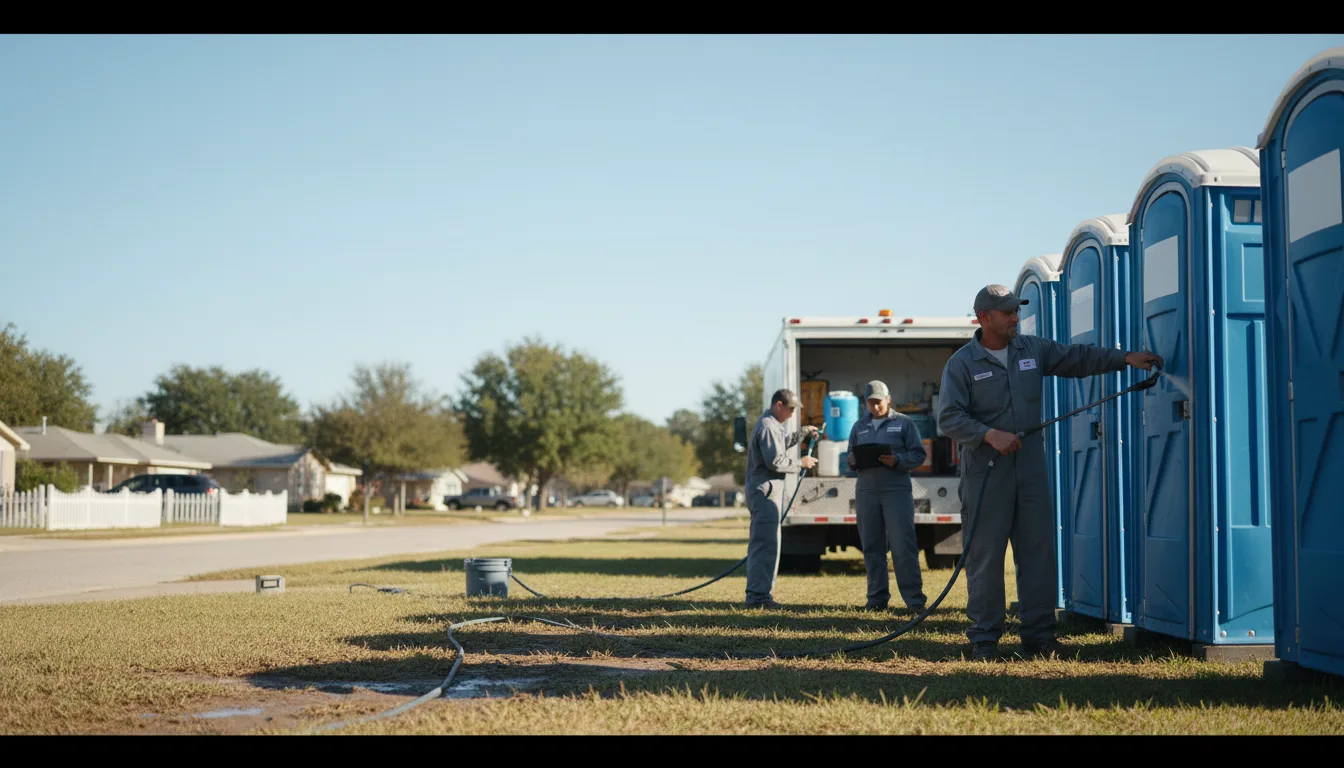 Long-Term Portable Toilet Rental in Jacksonville, GA near me